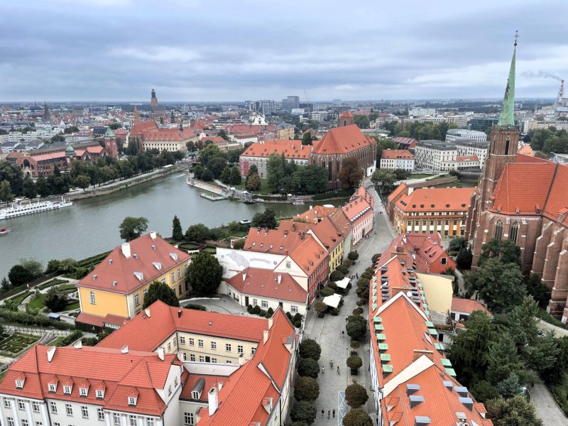 Ohromující výhled z Katedrály svatého Jana Křtitele